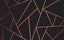 Mosaic Golden Geometry Background