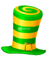 Green & Gold Dr Seuss Hat