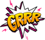 "Grrr" Comic Speech Bubble