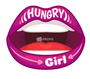 "Hungry Girl" Lips Sticker