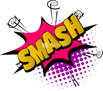 "Smash" Comic Speech Bubble