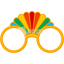 Gold Rainbow Glasses