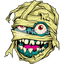 Mummy Monster Head