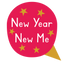 New Year, New Me Speech Bubble
