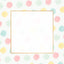 Polka Dot Golden Frame