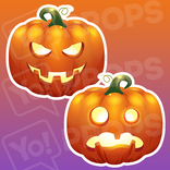 Halloween 2.0 Prop- Scary Pumpkin / Sad Pumpkin