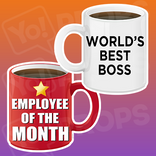 Corporate Prop 2.0 - Coffee Mug - World's Best Boss / Employee of the Month