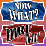 Graduation Prop – “Now What? / Hire Me”