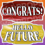Graduation Prop – “Congrats! / Hello Future!”