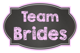 LGBT Chalkboard Wedding - I'm her Mrs / Team Brides