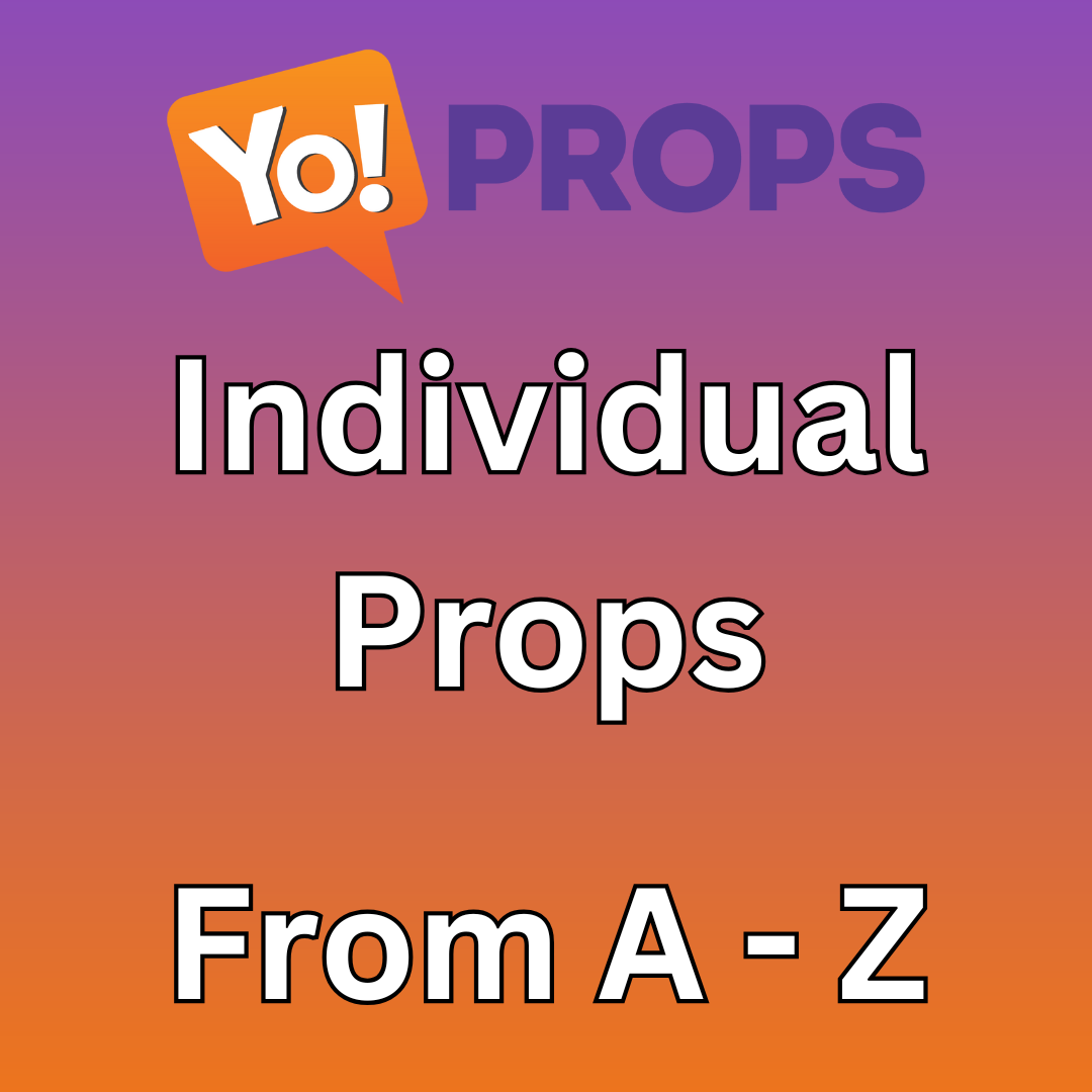A-Z Individual Photo Booth Props & Signs – Page 3 – Yo Props