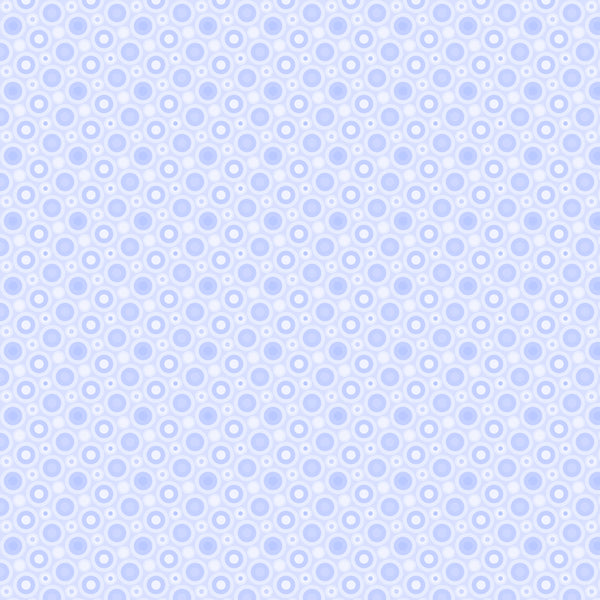 Blue Bubble Polka Dot Background