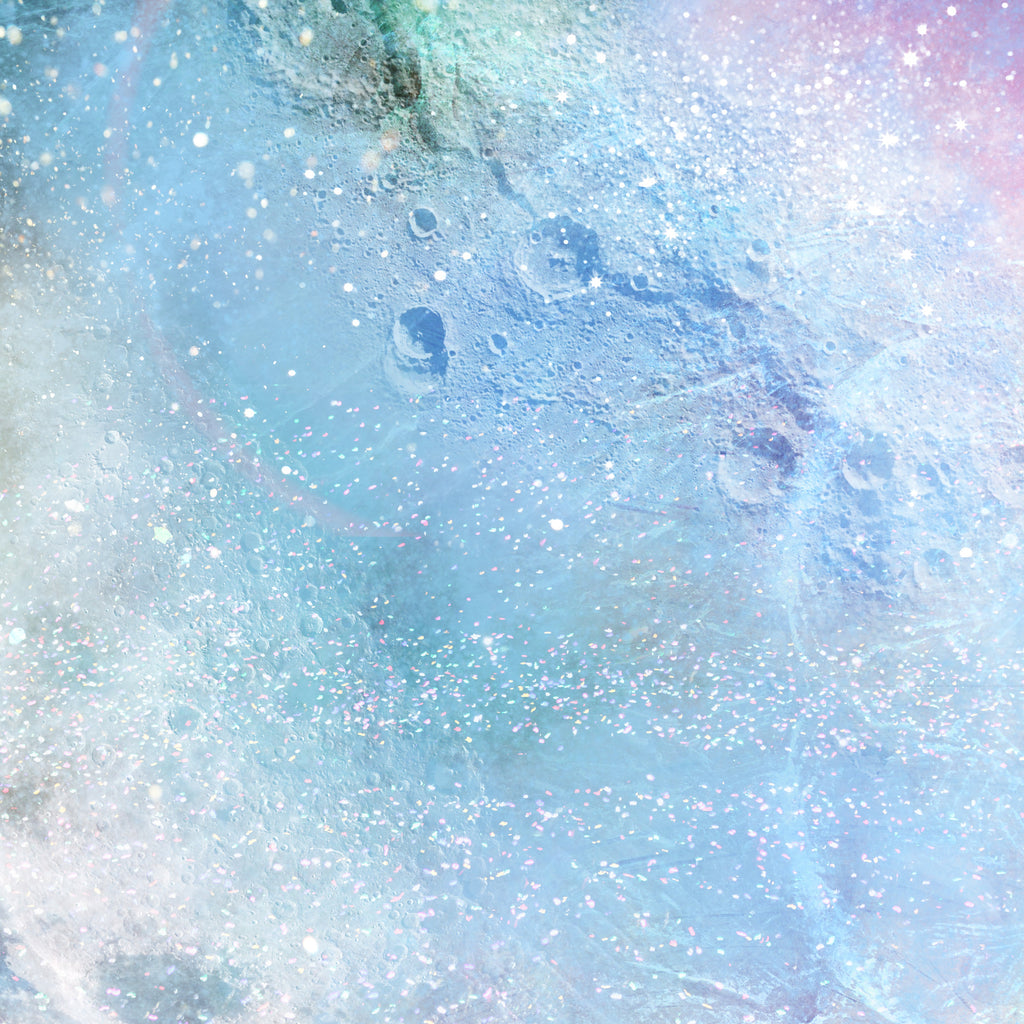 Light Blue Planet Outer Space Background