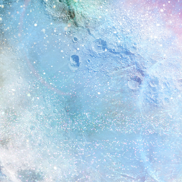 Light Blue Planet Outer Space Background