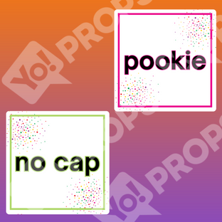 Slang Abbreviations Prop -No Cap / Pookie