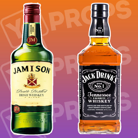 Bottle 2.0 Prop - Jamison /  J Daniels Whiskey