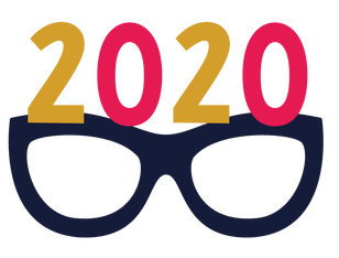 New Years Women's Glasses
