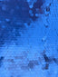 Matte Blue Large Sequins Backdrop