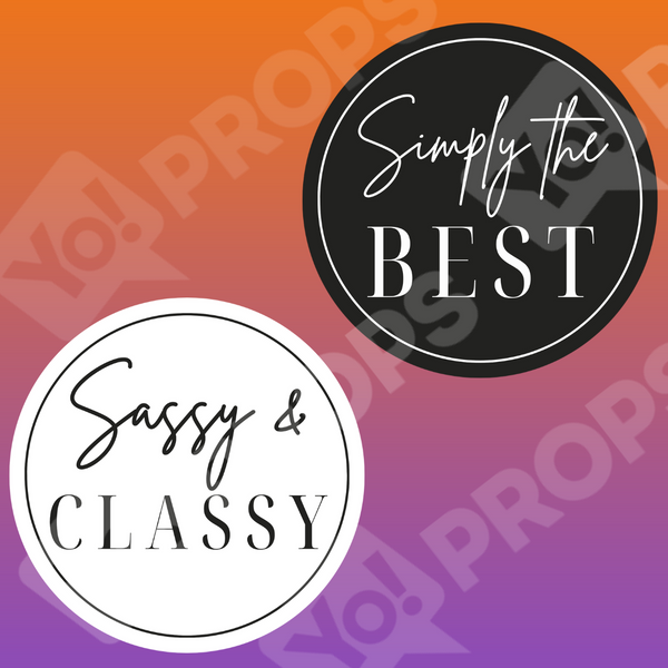 Glam Bundle Prop - Simply the Best / Sassy & Classy