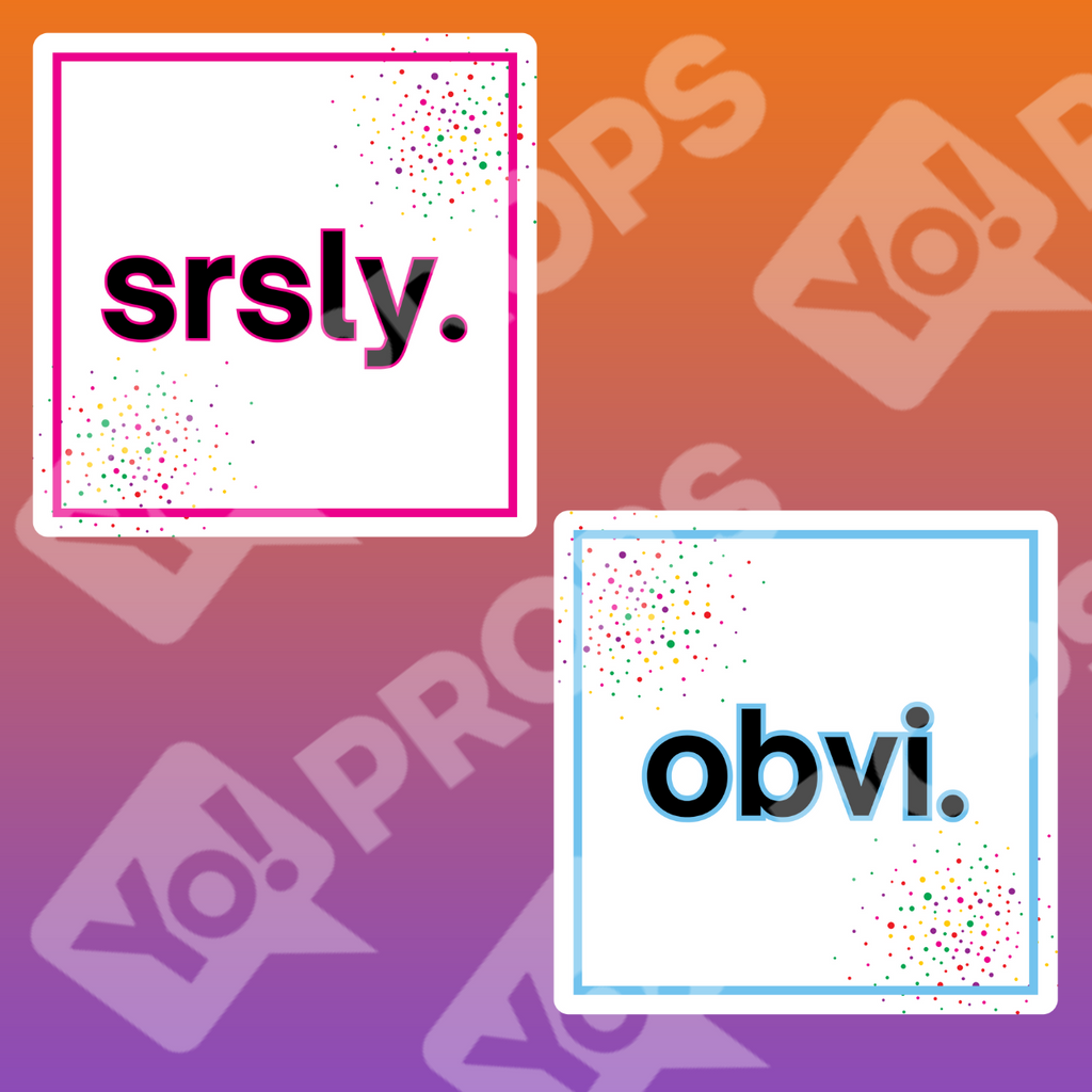 Slang Abbreviations Bundle of 10