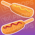 Food prop – Ketchup/Mustard on Corndog
