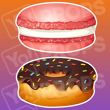 Food prop – Macaron/Sprinkle Donut