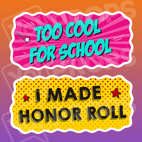 Kid Friendly - Too Cool For School / I Made The Honor Roll