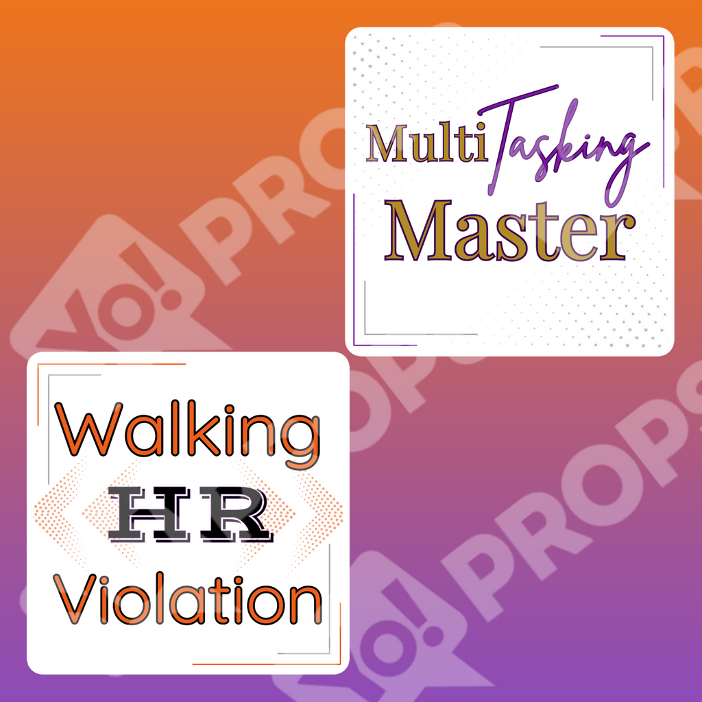 Office Party Prop - Walking HR Violation / Multi Tasking Master