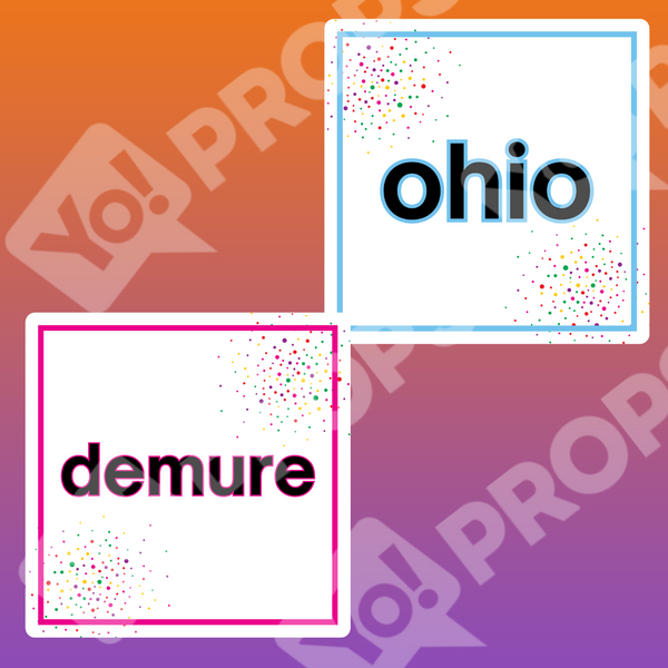 Slang Abbreviations Prop -Demure / Ohio