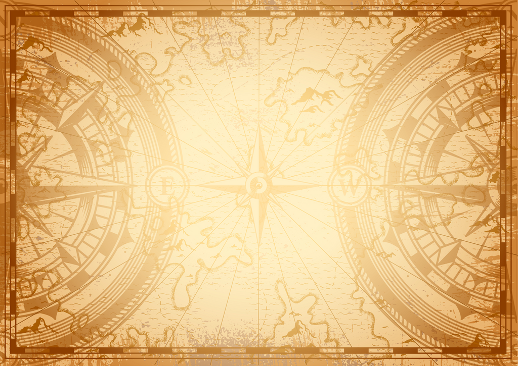 Nautical Pirate Map Background