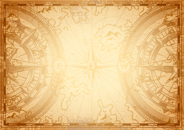 Nautical Pirate Map Background