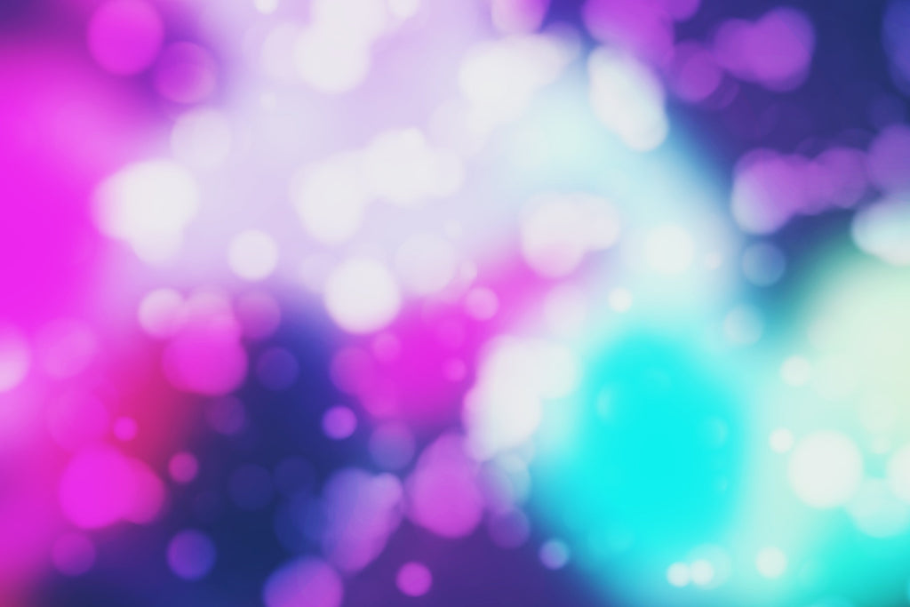 Blue and Purple Abstract Bokeh Background