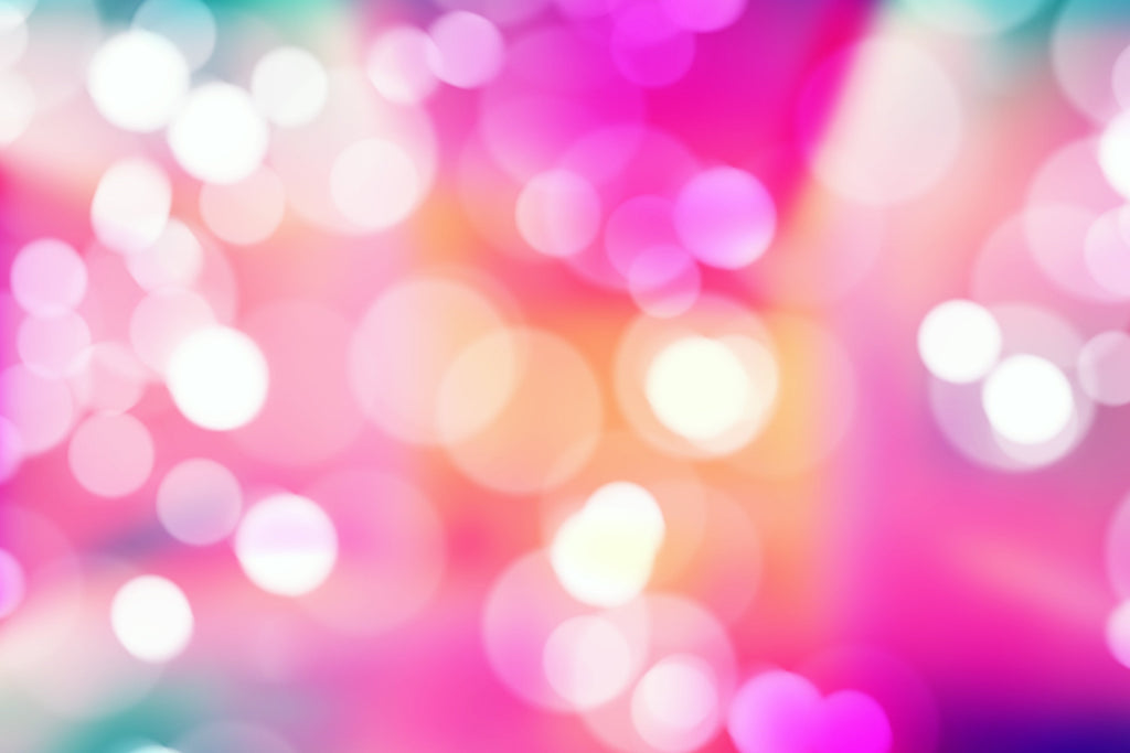 Orange and Pink Bokeh Background