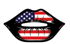 American Flag Lips