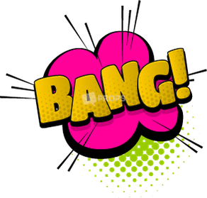 "Bang" Speech Bubble