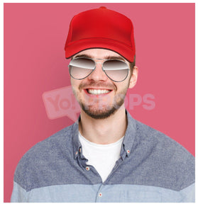 Baseball Hat and Glasses