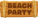 Beach Party Sign