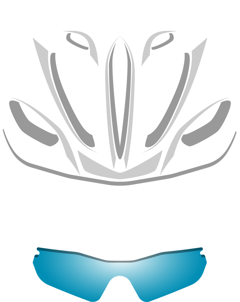 Bicycle Helmet and Glasses