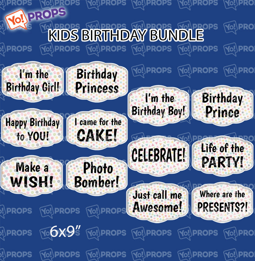Birthday Party Bundle of (6)