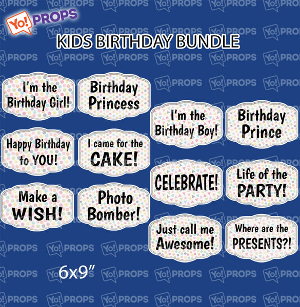 Birthday Party Bundle of (6)