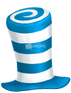 Blue Dr Seuss Hat