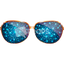 Blue Sparkle Glasses