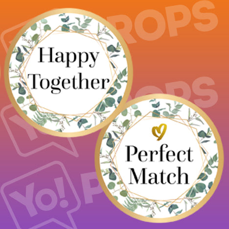 Bohemian Ivy Wedding Prop - Happy Together / Perfect Match