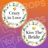 Bohemian Ivy Wedding Prop - Crazy in Love / Kiss the Bride