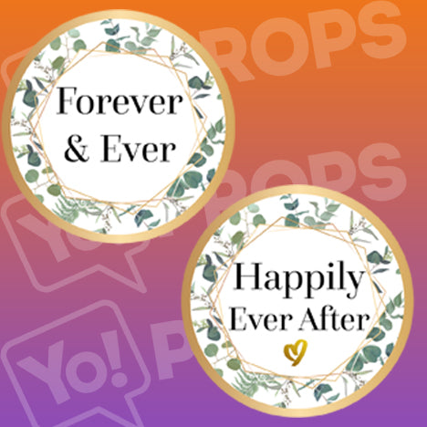 Bohemian Ivy Wedding Prop - Forever & Ever / Happily Ever After