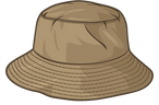 Brown Fishing Hat