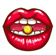 Candy Red Lips