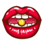 Candy Red Lips