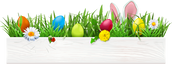 Easter Grass in Pot Overlay