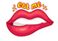 "Eat Me" Lips Sticker